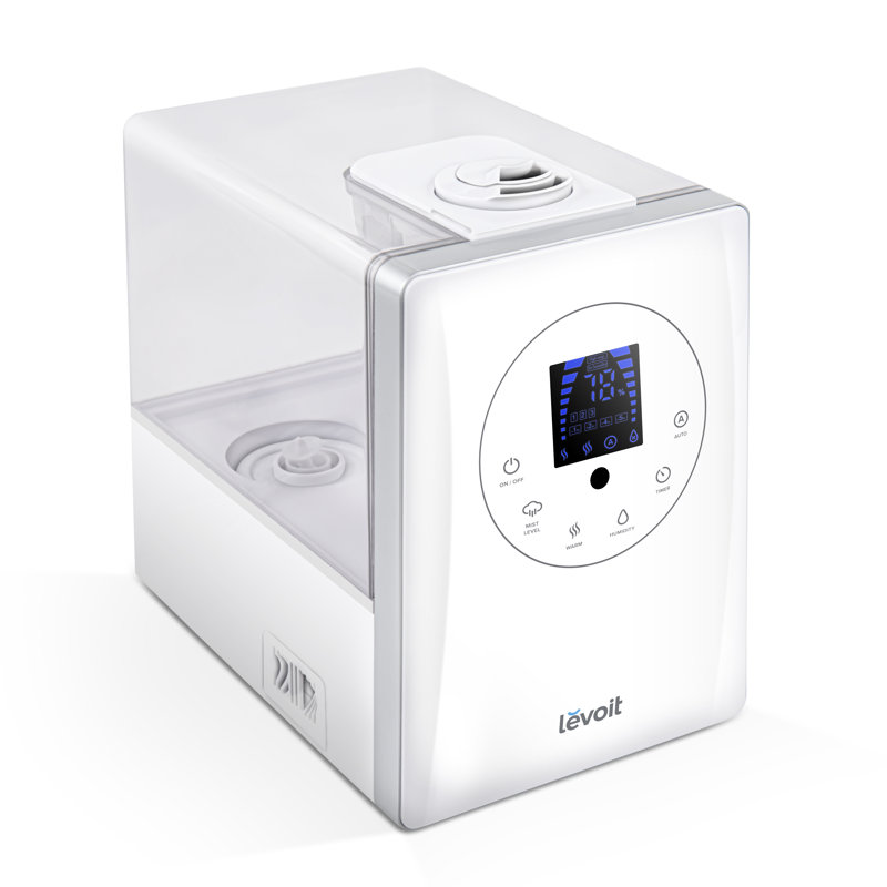 Levoit 1.5 Gallons Dual Mist Ultrasonic Tabletop Humidifier with Adjustable Humidistat for 750 Cubic Feet