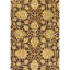 Tapis brun et doré de haute qualité noué à la main-99015432