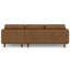 Canapé modulaire droit - brun caramel-2116267879
