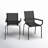 Lynna Metal Outdoor Stacking Dining Armchair