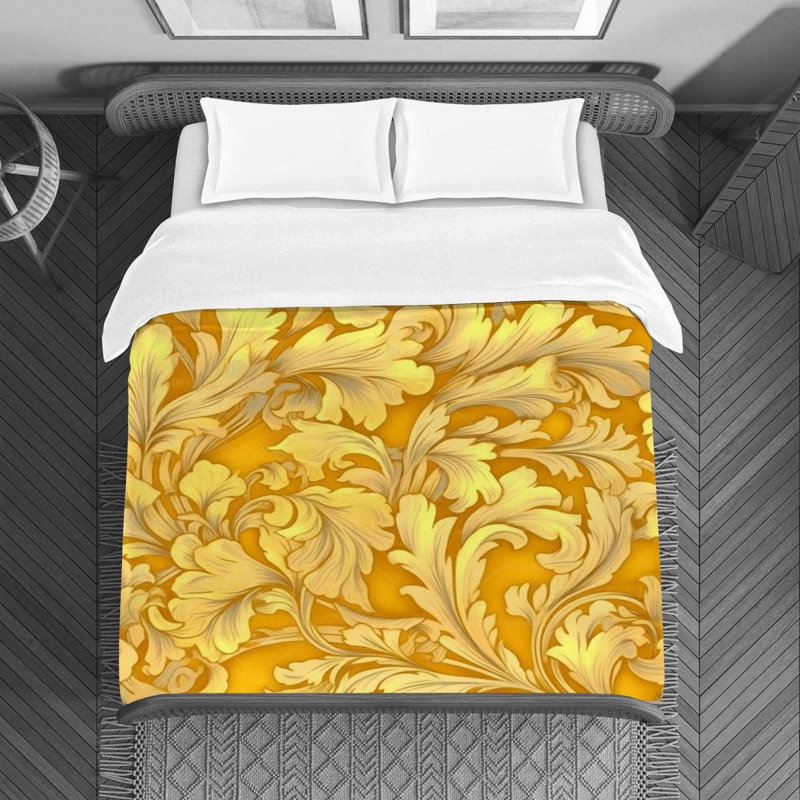 Housse de couette Acanthus Bedding, Housse de couette pour lit simple
