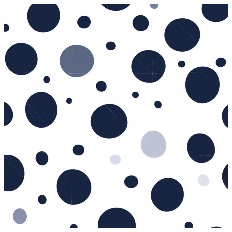 Jeté polaire à pois - Jeté à motif pour canapés ou lits, L 68 po x H 80 po