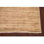 Tapis beige en laine noué à la main de conception unique 4 pi 6 po x 7 pi 10 po New Age