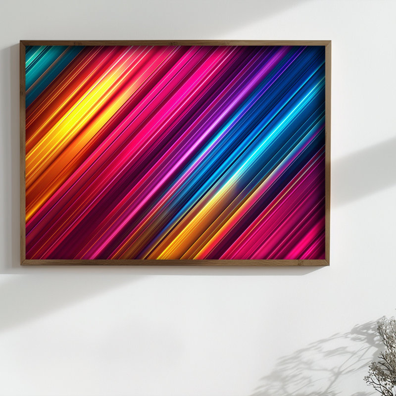 Stunning Decorative Framed MDF Painting, 13.8 x 18.5 x 0.8 inches | 100% MDF with 3 mm Thickness, Elegant Pine Wood Frame | UV Printed Artwork for Home Decor, Perfect for Living Room & Bedroom Accent