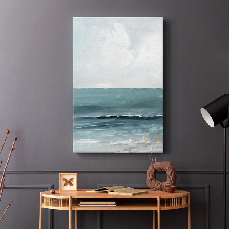 Teal Seas I - galerie Cavas, H 48 po x l 32 po