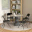 Office Folding Chairs Set of 4