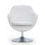 Fauteuil ballon pivotant en métal Caisson-2107838776