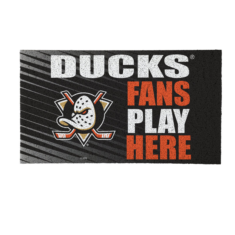 Tapis en PVC Anaheim Ducks Fan, 28 po x 16 po