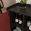 Buffet avec buffet, armoire de rangement avec portes, 2 tiroirs à panneau unique et 2 compartiments de rangement ouverts, armoire de bar moderne pour la cuisine et la salle à manger-730042371