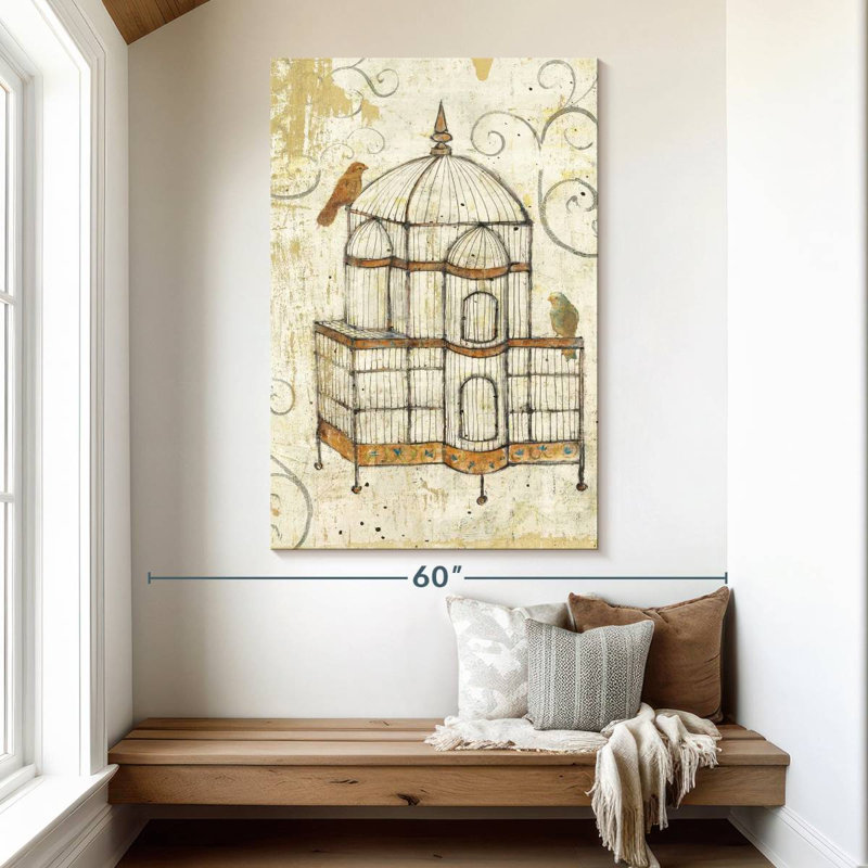 Brampt Bird Cage Vintage, 51" H x 34" W