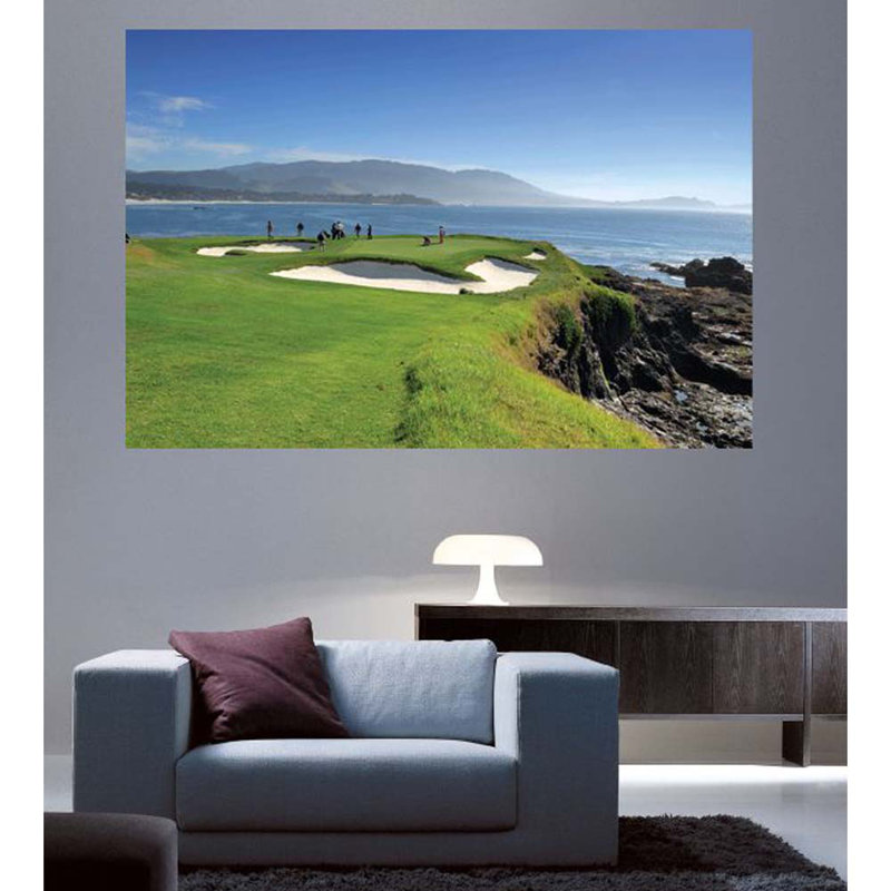 Landscape & Nature Non-Wall Damaging Wall Decal, 24" H x 36" W x 0.1" D