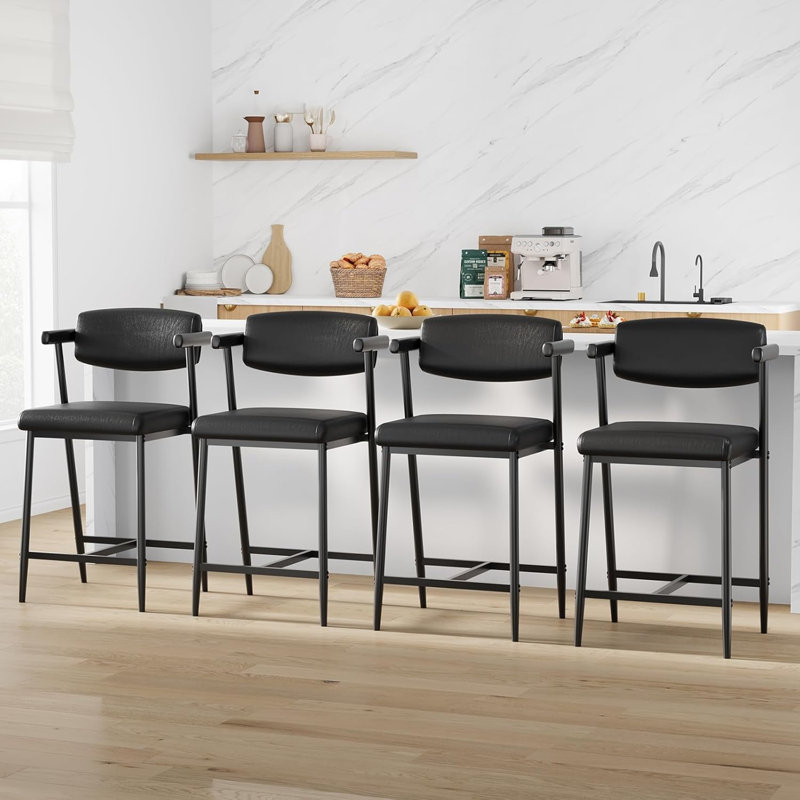 Upholstered Accent Chair, Black