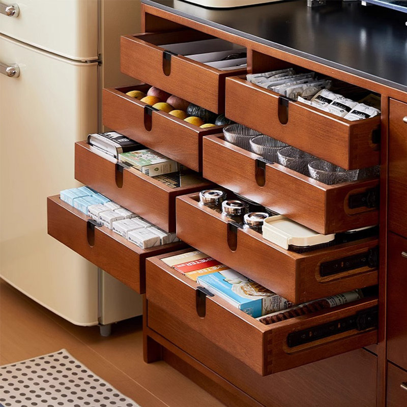Armoire de rangement rétro multifonctionnelle