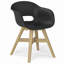 Kona - Chaise de salle à manger d'extérieur en plastique - Noir-1226838273