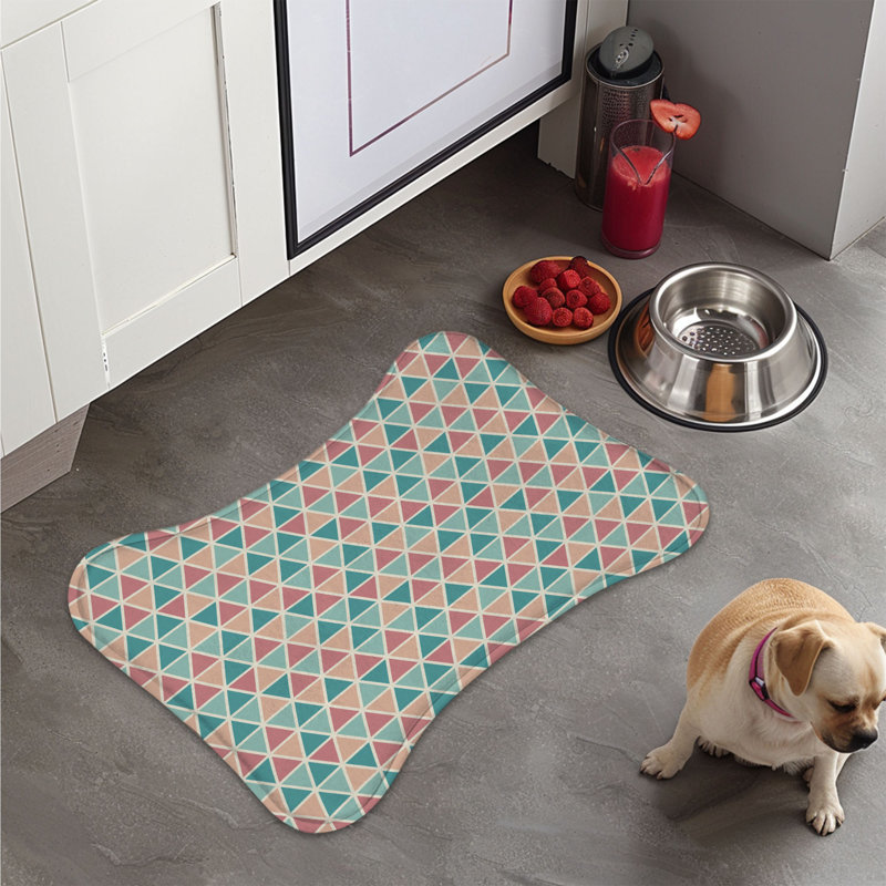 Couleurs rétro chic - tapis d'alimentation en os 1 pièce