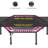 Soozier 4' Foldable Hexagon Indoor Fitness Trampoline with Handlebar-59948822