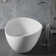 62.99'' X 37.4'' Freestanding Soaking Solid Surface Bathtub With Pop-up Drain And Overflow
