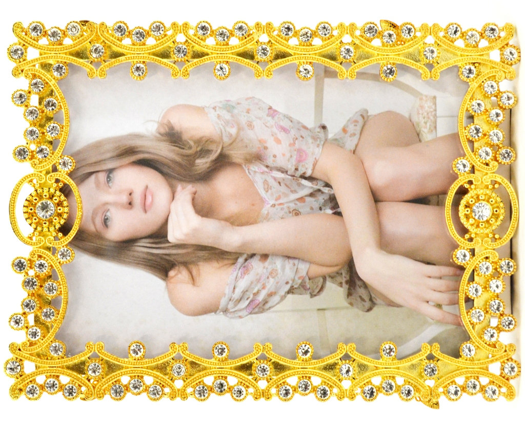 5" x 7" Gilded Metal Single Picture Frame Winston Porter 