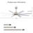 52-Inch Smart Ceiling Fan With Lights-1862020883-1862020886