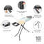 Brabantia Size C Ironing Board with Solid Steam Iron Rest-103878453
