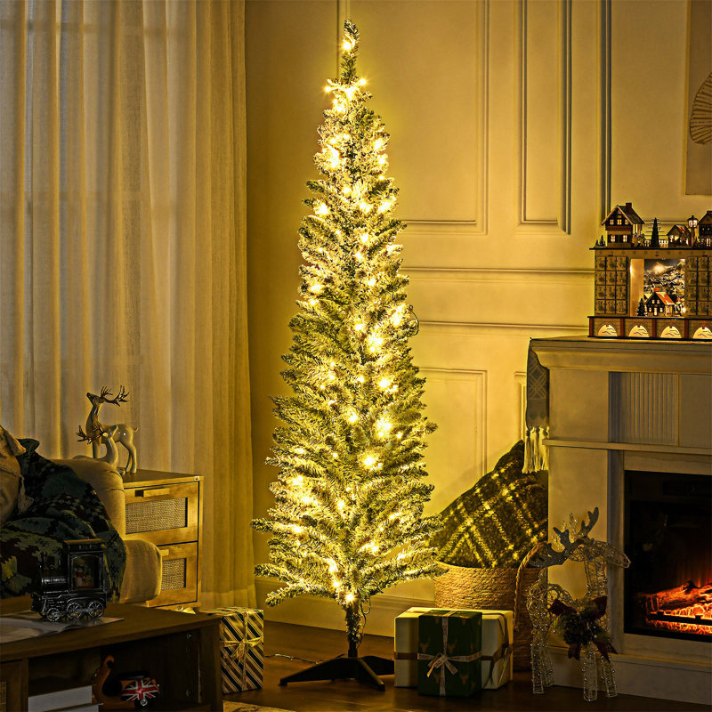 Grand sapin de Noël artificiel pré-éclairé