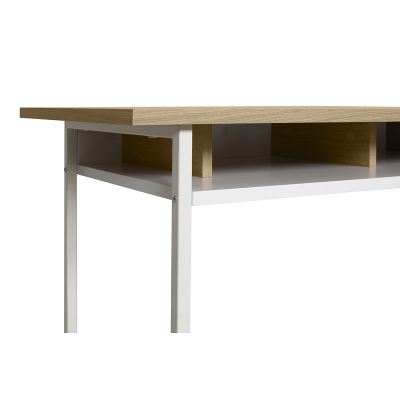 Herluf Metal Base Writing Desk
