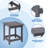 Denarrius Square Outdoor Side Table-1978008802