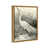 Toile avec cadre or