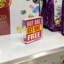 Clear Acrylic Block Sign Holder Frame 3"H x 3"L, Top Load, 2-Pack