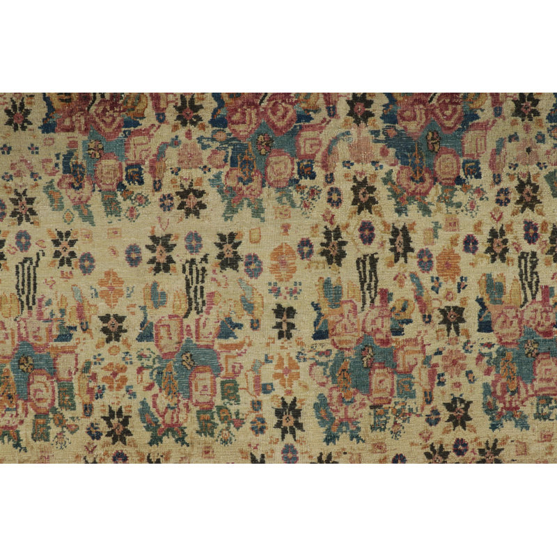 Antique One-of-a-Kind 5'0X12'0 Hand Knotted Area Rug