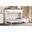 Twin Size Murphy Bed With 3 Drawers, White