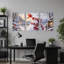 «Snowman in Red Knit», ensemble de 3 toiles-1500935367