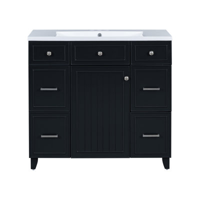 Meuble-lavabo luxueux avec caractéristiques haut de gamme et design fonctionnel