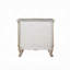 Table de chevet Gorsedd avec plateau en marbre