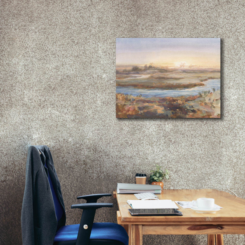 «River At Dawn» par Danhui Nai, art mural sur toile