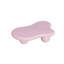 Table basse de 47 pouces avec pieds roses, pour le salon