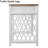 Modern Minimalist Office Desk with a Drawer, Trellis Styled Legs , Sturdy and Durable