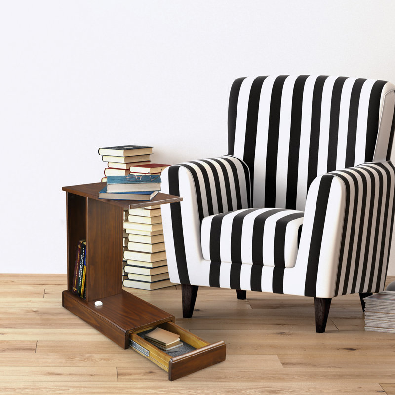 Unadilla Solid Wood Top End Table with Storage