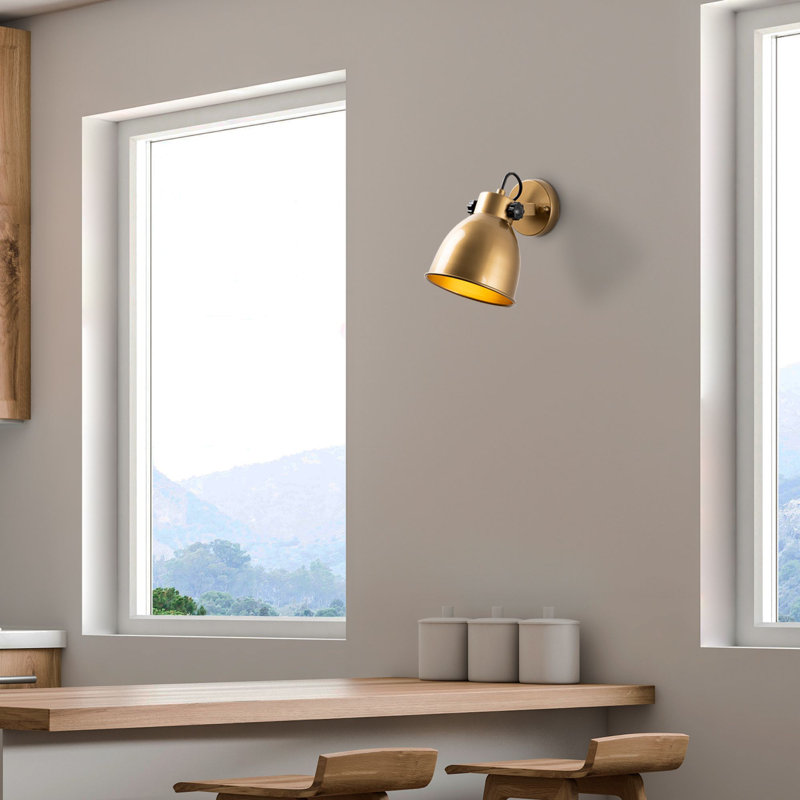 Lampe murale, Doré