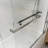 56" - 60" W x 58" H Double Sliding Semi-Frameless Tub Door with Clear Glass-91144337