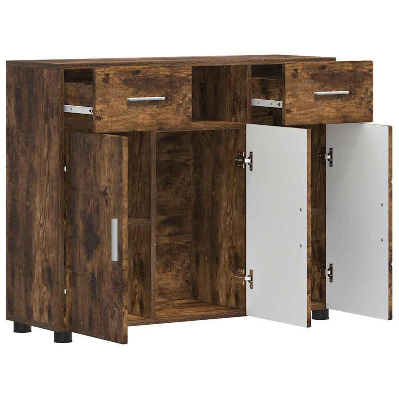 88.5cm Sideboard, Smoked Oak