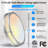 Nateisha 12 in. Brushed Nickel Round Double Ring LED Flush Mount Dimmable Ceiling Light Watt Selectable 5CCT