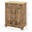 Buffet rustique brun avec tablette réglable-361873927