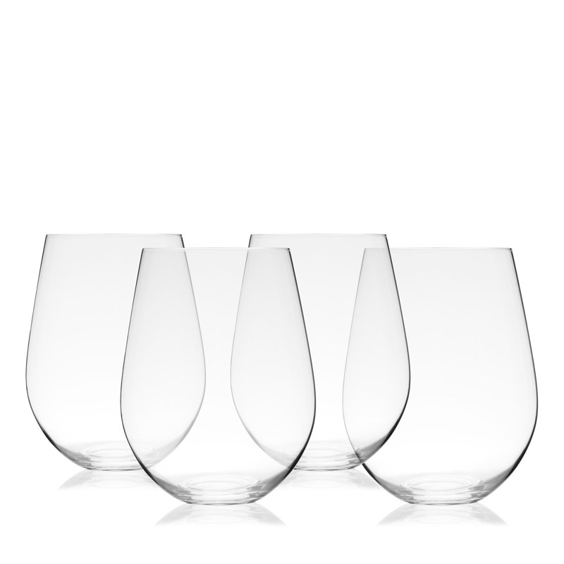 Verres à vin rouges sans pied Vino