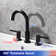Widespread 2-handle Bathroom Faucet with Drain Assembly