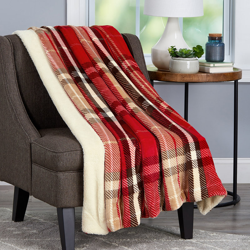 Jeté en polaire sherpa LHC, Rouge