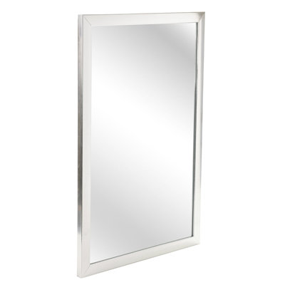 Wood Flat Wall Mirror