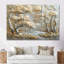 Ensemble de salon Blossoming Birch Quiet Silver River - Tree Birch Wall Art-1579421551-1579421521