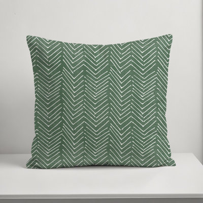 Chevron Outdoor Reversible Throw Pillow