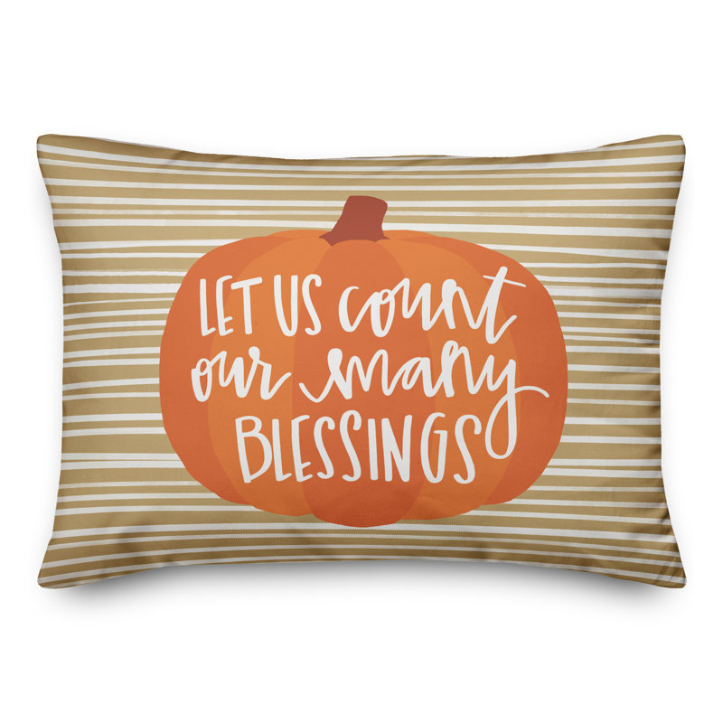  Coussin Count Our Blessings